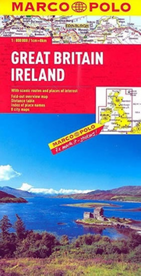 Velká Británie/Irsko/mapa Velká Británie/Irsko/mapa