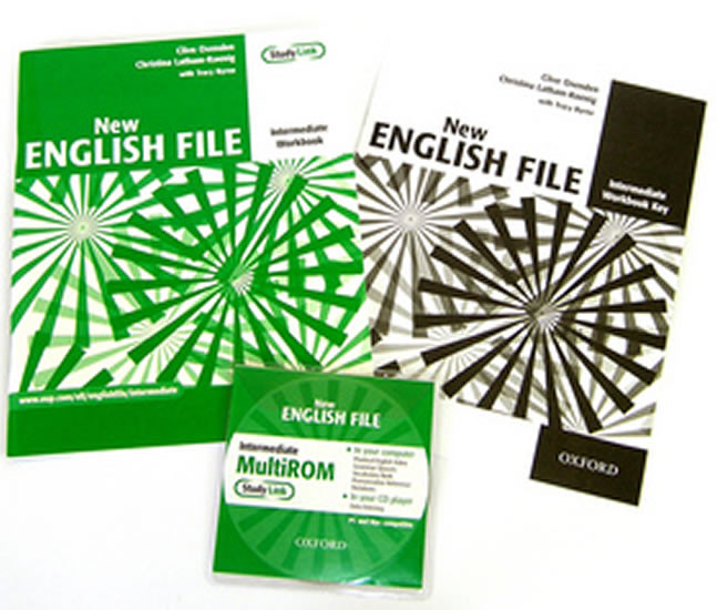 New English File Intermediate Workbook with Answer Booklet and MultiROM Pack