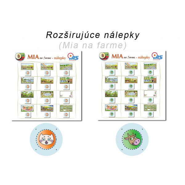 Rozširujúce nálepky - Mia na farme Rozširujúce nálepky - Mia na farme