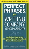 Perfect Phrases for Writing Company Announcements