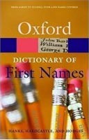 Oxford Dictionary of First Names Oxford Dictionary of First Names