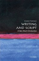 Writing and Script: A Very Short Introduction Writing and Script: A Very Short Introduction