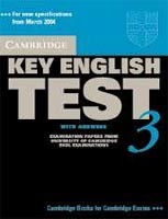 Cambridge Key English Test 3 SB with Key