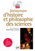 Dictionnaire d´histoire philosophie des sciences