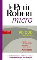 Le Petit Robert Micro nouvelle Le Petit Robert Micro nouvelle