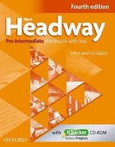 New Headway Pre-Intermediate 4th Edition Workbook with Key + iChecker CD