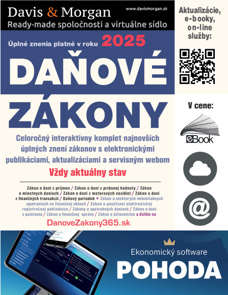 Daňové zákony 2025 - Úplné znenie platné v roku 2025