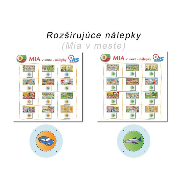 Rozširujúce nálepky - Mia v meste Rozširujúce nálepky - Mia v meste