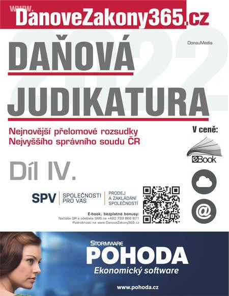 Daňová judikatura (IV.) Daňová judikatura (IV.)