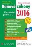 Daňové zákony 2016 Daňové zákony 2016
