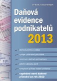 Daňová evidence podnikatelů 2013 Daňová evidence podnikatelů 2013