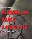 Personálna práca v organizácii