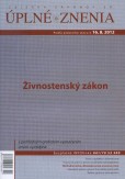 UZZ 2012 Živnostenský zákon UZZ 2012 Živnostenský zákon
