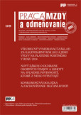 Práca, mzdy a odmeňovanie 8/2013 Práca, mzdy a odmeňovanie 8/2013