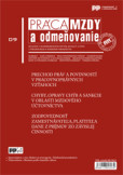 Práca, mzdy a odmeňovanie 9/2013 Práca, mzdy a odmeňovanie 9/2013