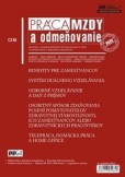 Práca, mzdy a odmeňovanie 8-2015 Práca, mzdy a odmeňovanie 8-2015