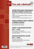 Práca, mzdy a odmeňovanie 1-2016 Práca, mzdy a odmeňovanie 1-2016