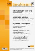 Dane a účtovníctvo 5-2016 Dane a účtovníctvo 5-2016