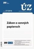 Úplne znenia zákonov 27-2016 Úplne znenia zákonov 27-2016