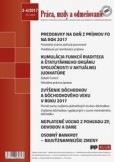 Práca, mzdy a odmeňovanie 3,4-2017 Práca, mzdy a odmeňovanie 3,4-2017
