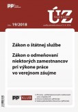Úplne znenia zákonov 19-2018 Úplne znenia zákonov 19-2018