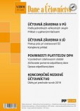 Dane a účtovníctvo 1-2019 Dane a účtovníctvo 1-2019