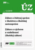 Úplne znenia zákonov 12-2019 Úplne znenia zákonov 12-2019