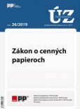 Úplné znenia zákonov 26-2019 Úplné znenia zákonov 26-2019