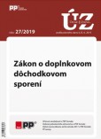 Úplné znenia zákonov 27-2019 Úplné znenia zákonov 27-2019