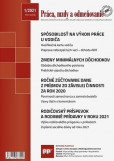 Práca, mzdy a odmeňovanie 1/2021 Práca, mzdy a odmeňovanie 1/2021