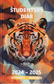 Študentský diár Tiger (september 2024 – december 2025), 9,8 × 14,5 cm Študentský diár Tiger (september 2024 – december 2025), 9,8 × 14,5 cm