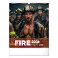 Nástenný kalendár Dreamy Firefighters 2026, 30 x 34 cm Nástenný kalendár Dreamy Firefighters 2026, 30 x 34 cm