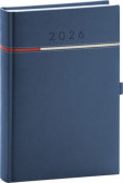 NOTIQUE Denný diár Tomy 2026, modro-červený, 15 x 21 cm NOTIQUE Denný diár Tomy 2026, modro-červený, 15 x 21 cm