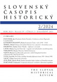 Slovenský časopis historický 2/2024 Slovenský časopis historický 2/2024