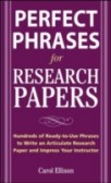 Perfect Phrases for Research Papers Perfect Phrases for Research Papers