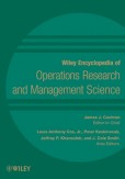 Wiley Encyclopedia of Operations Research and Management Science Wiley Encyclopedia of Operations Research and Management Science