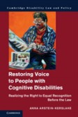 Restoring Voice to People with Cognitive Disabilities Restoring Voice to People with Cognitive Disabilities