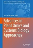 Advances in Plant Omics and Systems Biology Approaches Advances in Plant Omics and Systems Biology Approaches