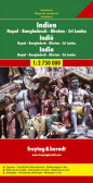 Automapa Indie 1:2,750mil.-Nepál-Bangladéš-Srí Lanka Automapa Indie 1:2,750mil.-Nepál-Bangladéš-Srí Lanka