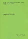 Podzemní stavby Podzemní stavby