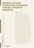 Decision-making in Meetings Discourse: Applied Linguistic Research Decision-making in Meetings Discourse: Applied Linguistic Research