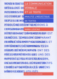 La communication verbale et le texte La communication verbale et le texte