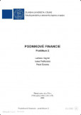 Podnikové financie - praktikum 2 Podnikové financie - praktikum 2