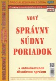 Nový Správny súdny poriadok Nový Správny súdny poriadok
