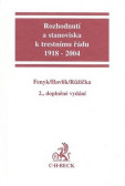 Rozhodnutí a stanoviska k trestnímu řádu 1918 - 2004 Rozhodnutí a stanoviska k trestnímu řádu 1918 - 2004