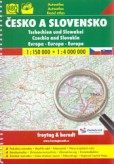 Česko a Slovensko 1:150 000, 1:4 000 000 Česko a Slovensko 1:150 000, 1:4 000 000