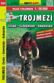 Trojmezí CZ-SK-A cyklomapa 1:50 000 Trojmezí CZ-SK-A cyklomapa 1:50 000