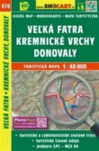 Veľká Fatra, Kremnické vrchy, Donovaly 1:40 000 Veľká Fatra, Kremnické vrchy, Donovaly 1:40 000