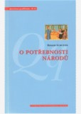 O potřebnosti národů