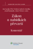 Zákon o nabídkách převzetí Komentář Zákon o nabídkách převzetí Komentář